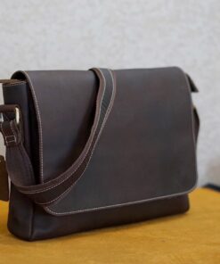 Túi da đeo chéo đựng laptop - D2015